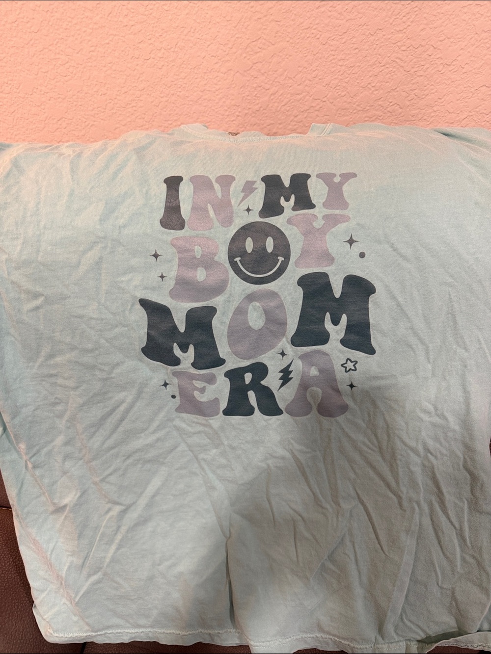 Graphic Tee "In My Boy Mom Era" -  teal